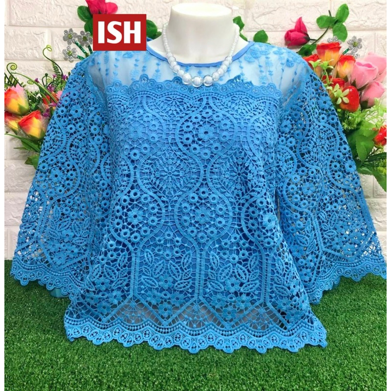 Ready Atasan brokat Sabrina 2 by an an shop baju brokat pesta