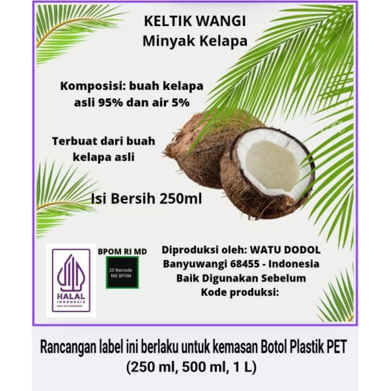 

Minyak kelapa tunggal