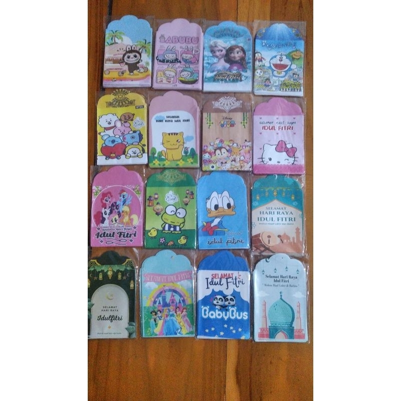 

Amplop lebaran ukuran medium, bahan tidak glossy