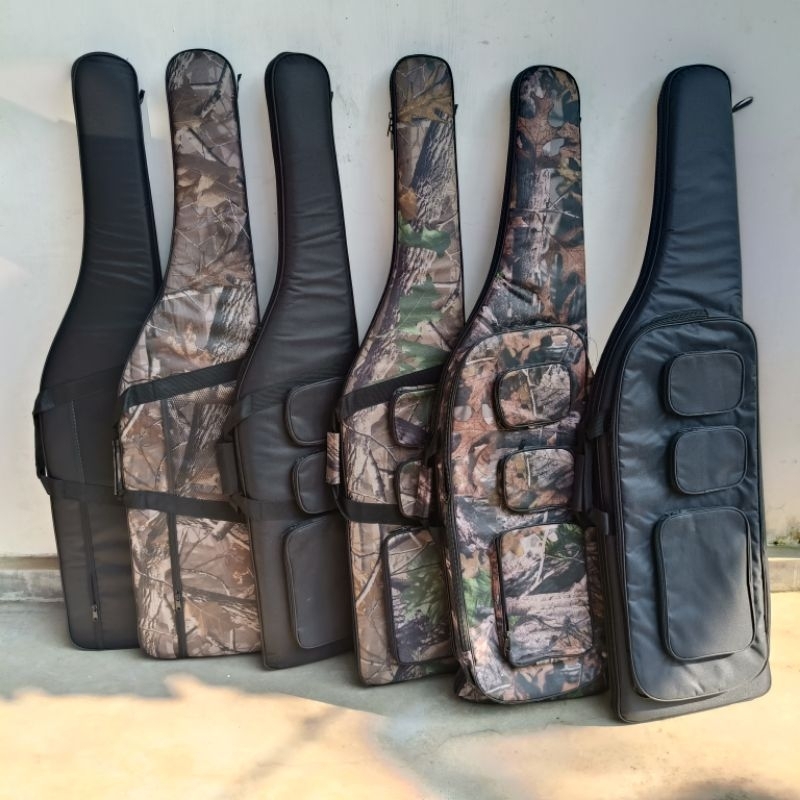 Tas klasik camo dan hitam busa tebal