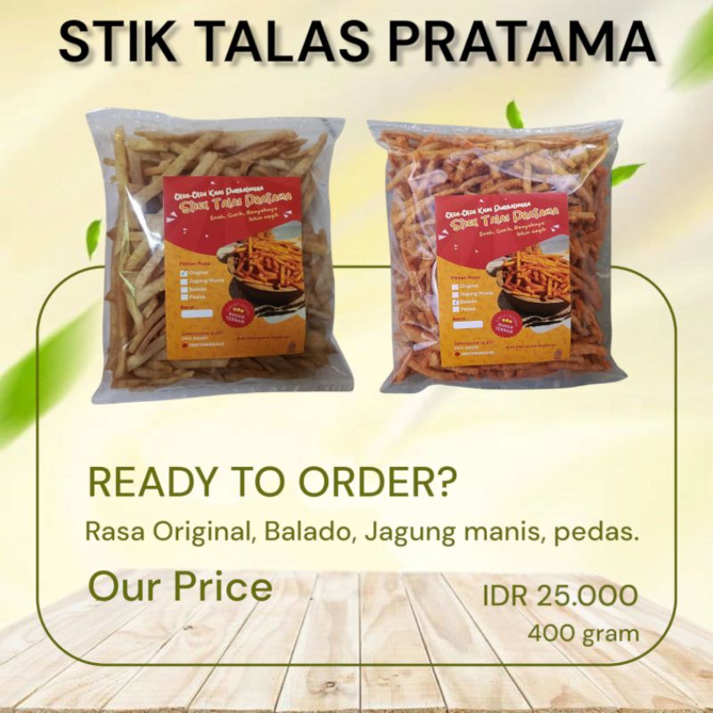 

Stick Talas Pratama | Kripik Talas Enak dan Gurih
