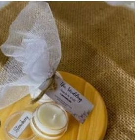 souvenir lilin aromaterapi mungil