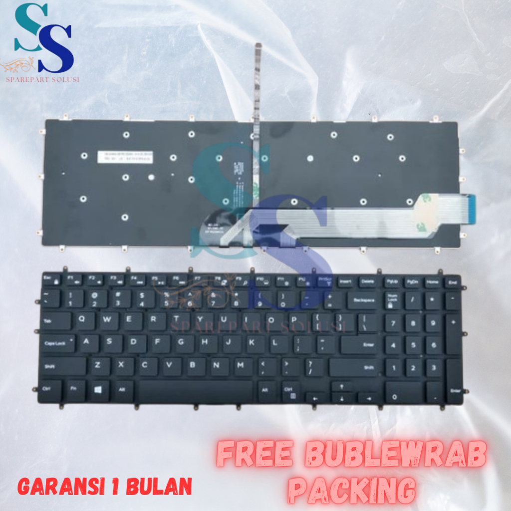 Keyboard Dell Inspiron 3593 3580 3581 3582 3583 3584 3585 3590 3593 3595 3793 P62F P57F P57F013 P82F