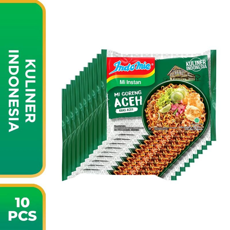 

Indomie Goreng Aceh 80gr ( 10 pcs )