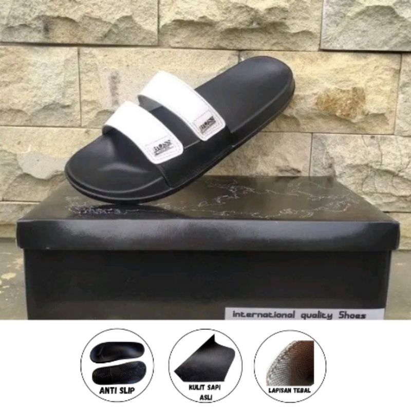 SANDAL SLOP/SLIP ON PRIA KULIT ORIGINAL