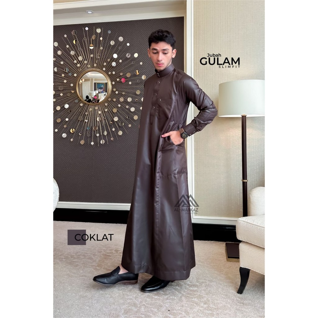 Al Markaz - Jubah Pria Muslim Slimfit Gulam Pasti Promo