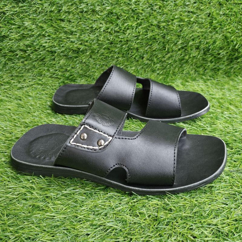 Sandal Selop Pria Kulit | Sandal Kulit Pria | Sandal Pria 100% Kulit Asli | Dr. iam 4023