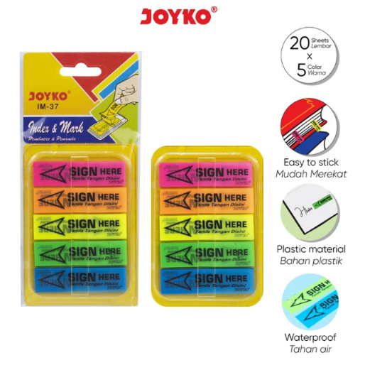 

Penanda Pembatas Joyko IM-37 Plastik dengan Index