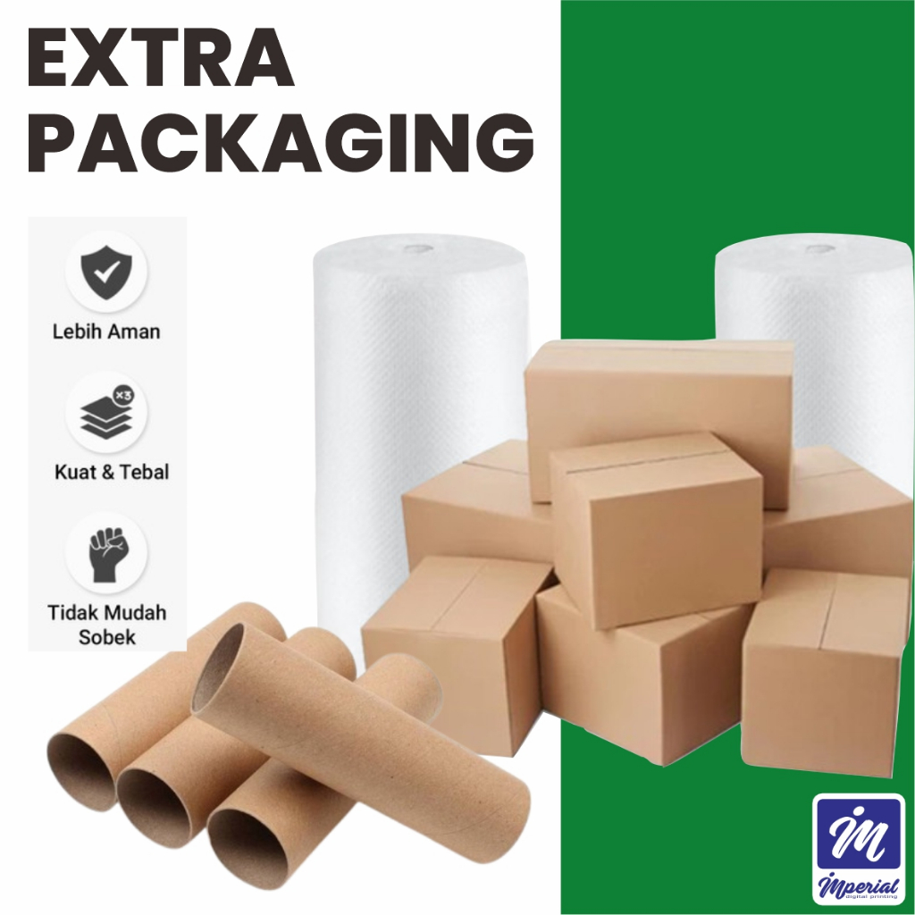 

EXTRA PACKAGING Bubble Wrap / Selongsong / Kardus / Tambahan Agar Produk Lebih Aman