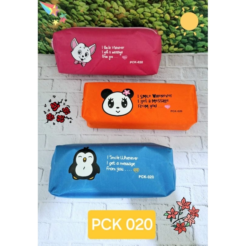 

Kotak pensil kain motif lucu