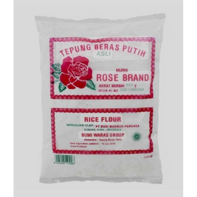 

ROSE BRAND TEPUNG BERAS 500 GRAM
