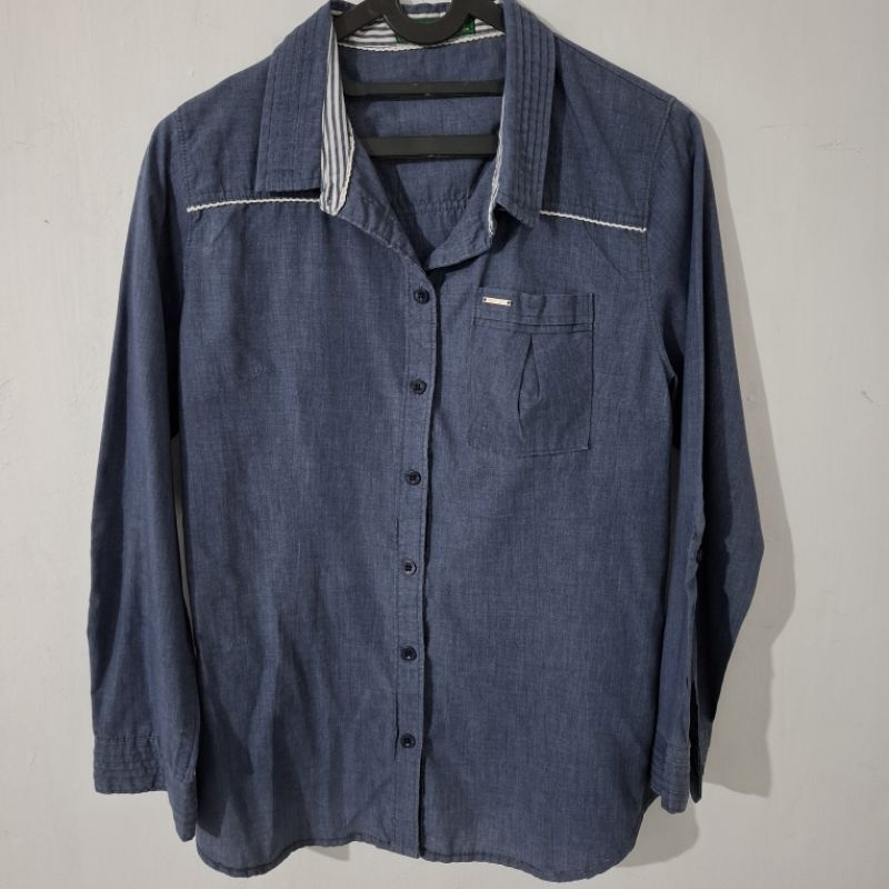 [PRELOVED] POINT ONE Kemeja Daily Wanita LD 90cm