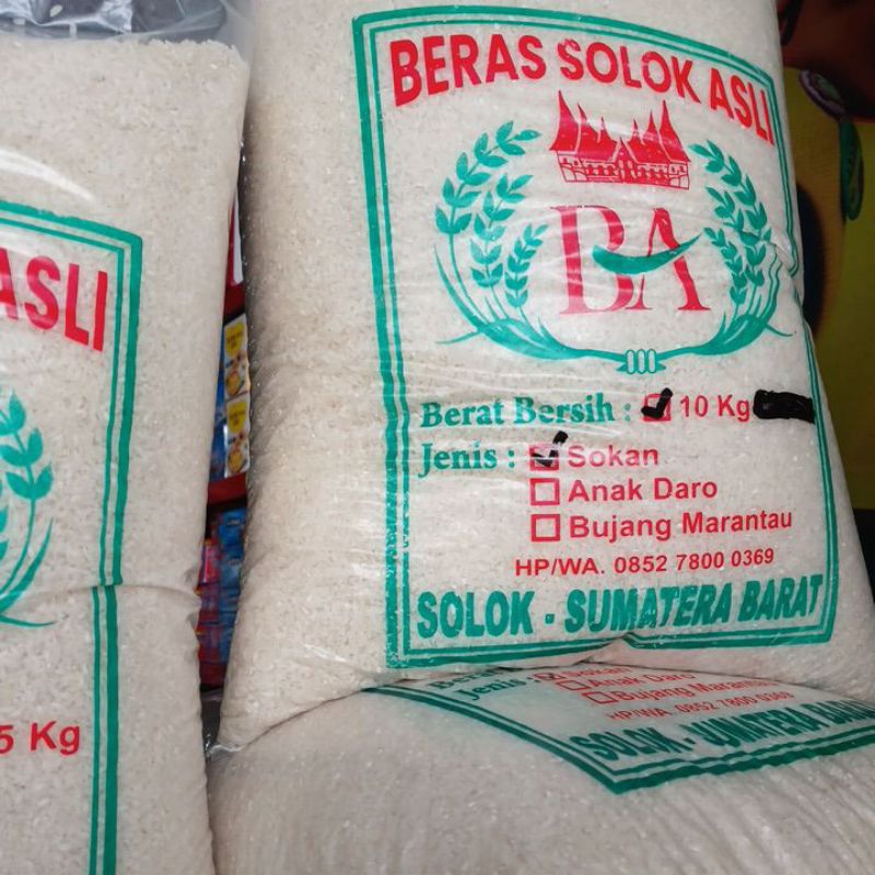 

BERAS SOLOK Sokan Kemasan 10kg