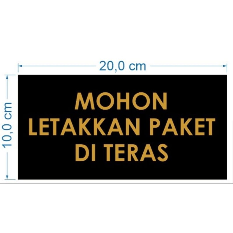 

PLAKAT PAPAN PETUNJUK BAHAN AKRILIK TULISAN TIMBUL