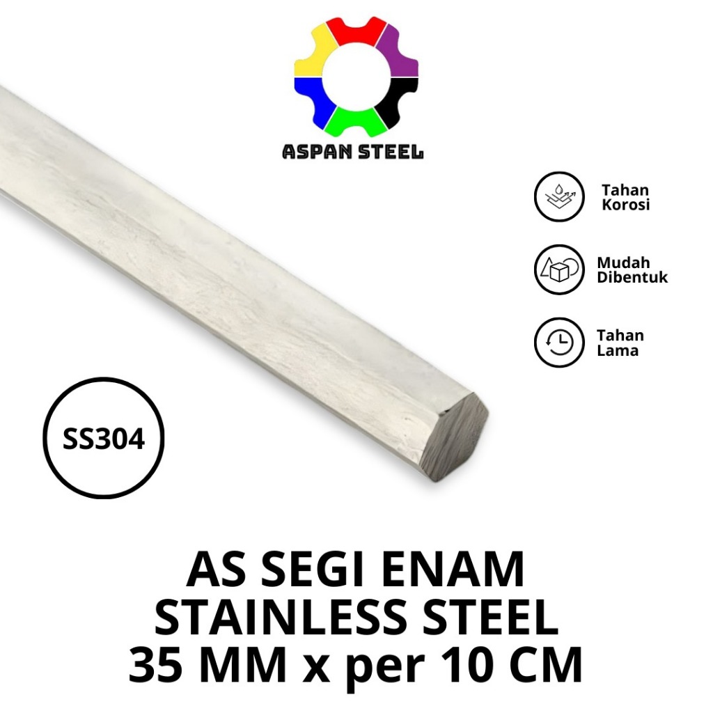As segi enam 35mm stainless steel 304