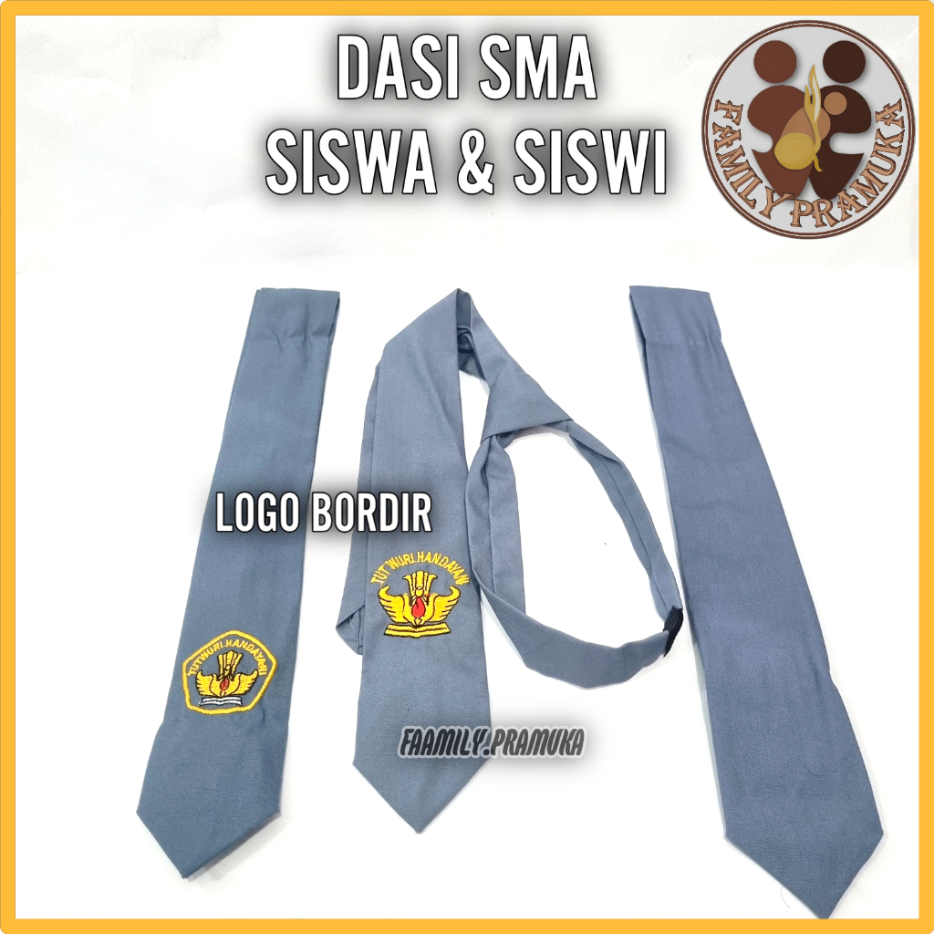 DASI ABU-ABU/DASI BORDIR/DASI SEKOLAHDASI SMA/