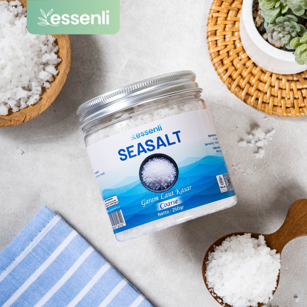 

ESSENLI Garam Laut Murni Halus / Garam Kasar / Seasalt