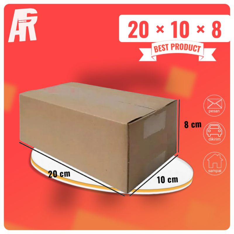 

kardus packing murah ukuran 20x10x8
