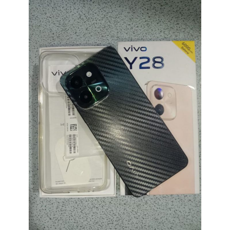 Hp Vivo Y28 4G 2024 8/256 Bekas Handphone Vivo Preloved Fullset