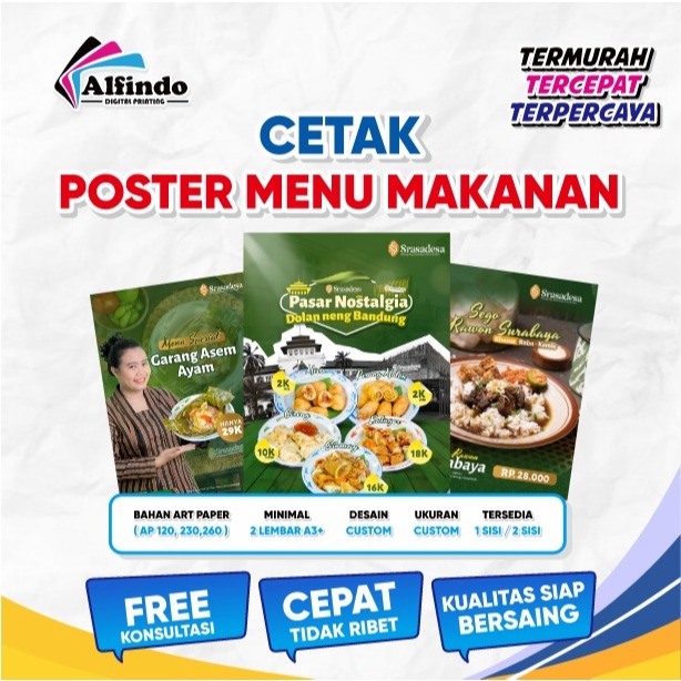 

CETAK POSTER MENU MAKANAN