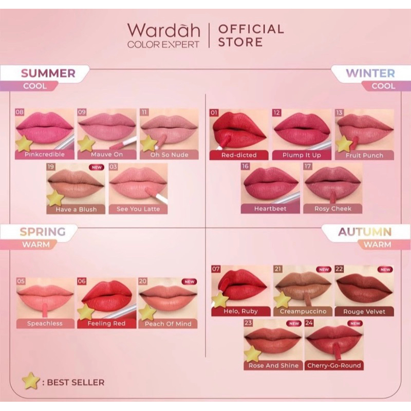 Wardah Exclusive Matte Lipcream