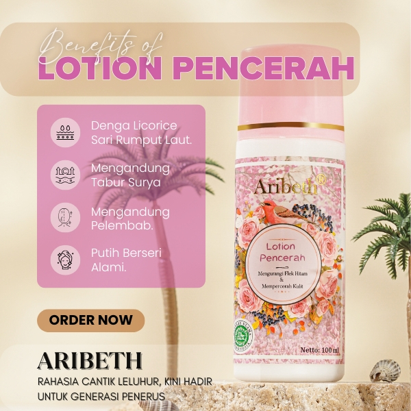 Lotion Pencerah Brightening Losion by Aribeth
