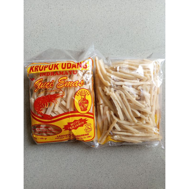 

KERUPUK UDANG STIK CAP GUCI EMAS INDRAMAYU