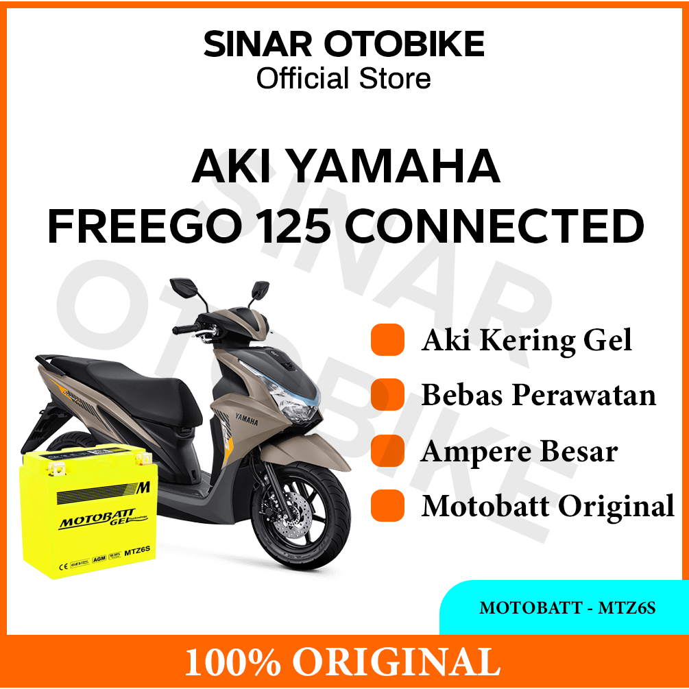 AKI NEW FREEGO 125 MOTOBATT - MTZ6S