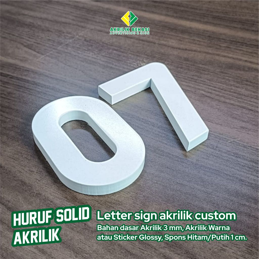 Letter Sign Akrilik Rumah Custom