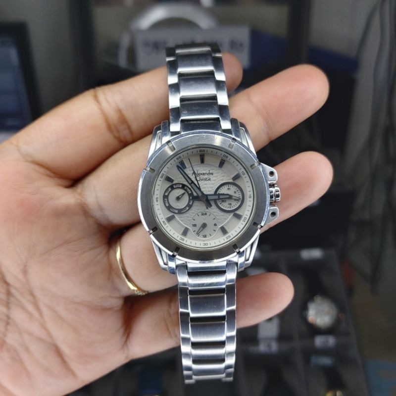 PRELOVED JAM TANGAN WANITA ALEXANDRE CHRISTIE AC6226 AC 6226 ORIGINAL SECOND