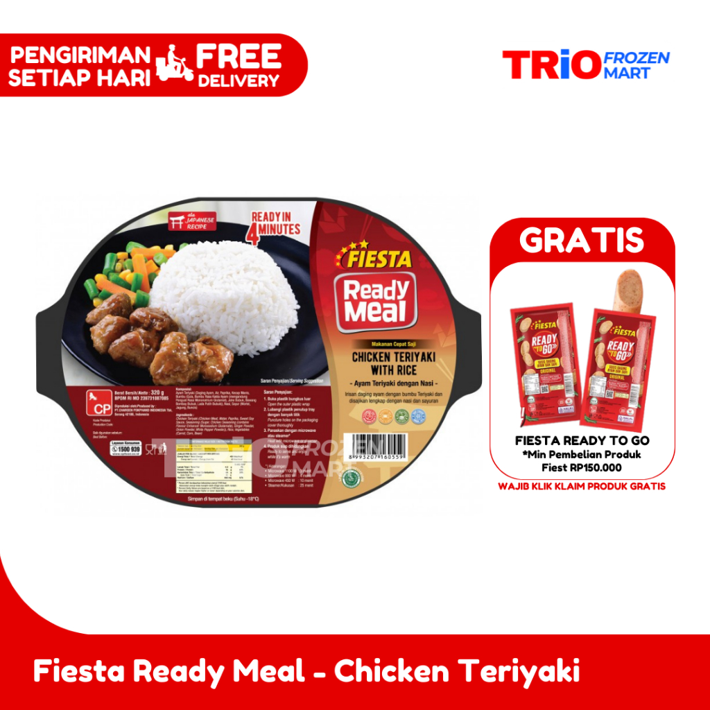

Fiesta Ready Meal Rice With Chicken Teriyaki