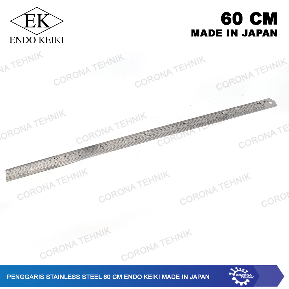 

Made In Japan Penggaris Stainless Steel 60 cm Endo Keiki