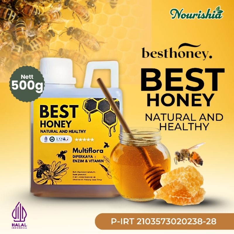 

Madu Murni BEST HONEY 500 g Madu Pasteurisasi Natural