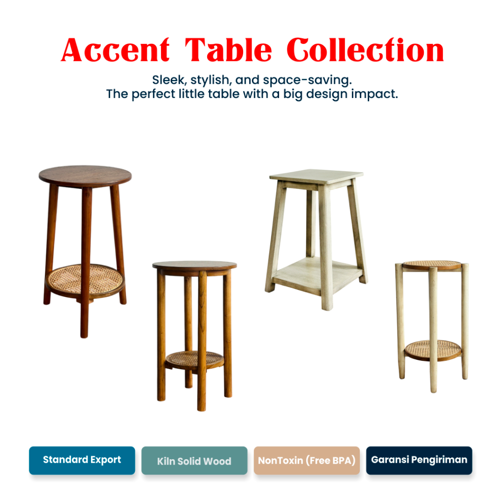 QIAHOME SALE SIDE TABLE  Side Table Kayu  Side Table Aesthetic