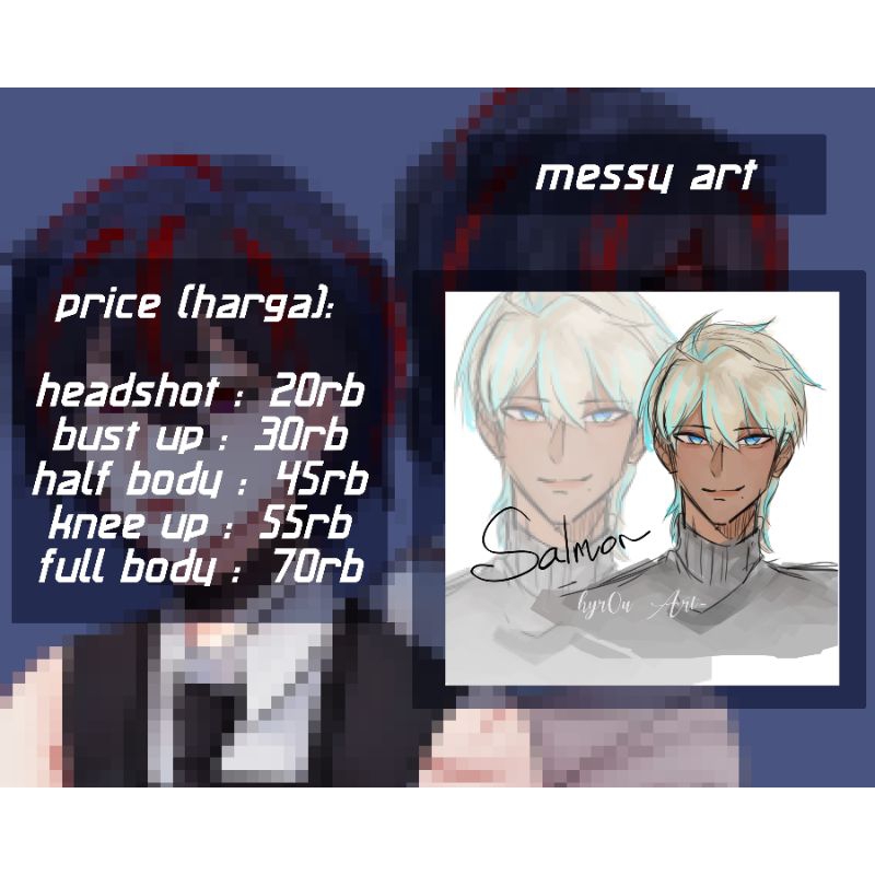 

commission art (messy artstyle)