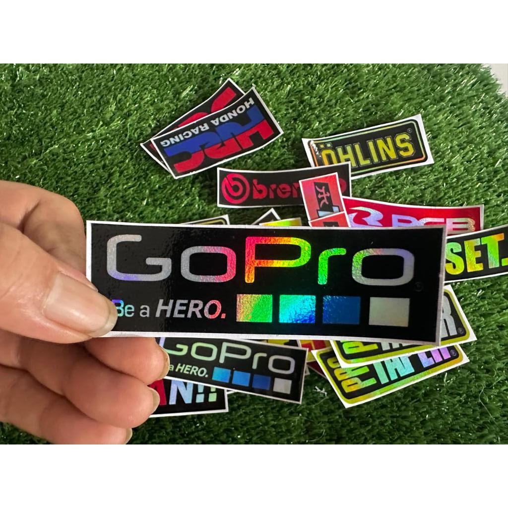 

STIKER GO PRO HOLOGRAM TERBARU-STICKER MOTOR/STICKER HELM/STICKER LAPTOP