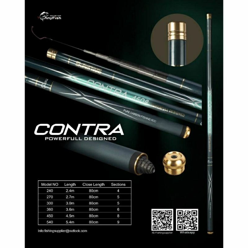 JORAN TEGEK ANYFISH CONTRA 450 &540 | CARBON | SUPER HARD