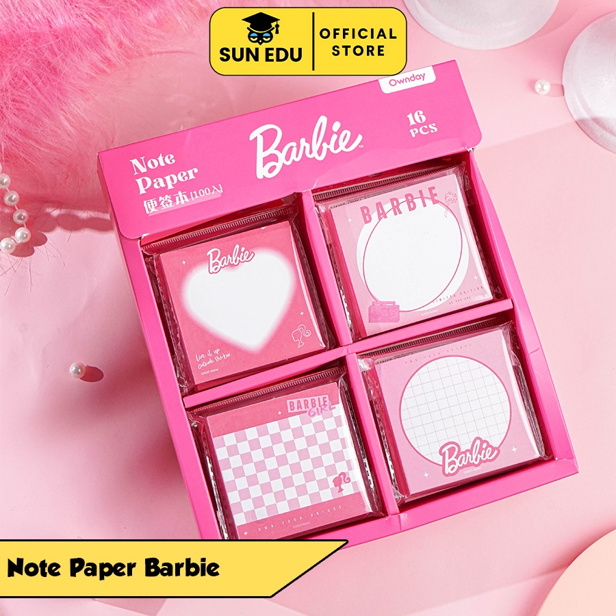 

Sticky Note Cute Paper Motif Barbie/ Memo Stick Karakter Anak Perempuan/ Catatan Memo Tempel Motif