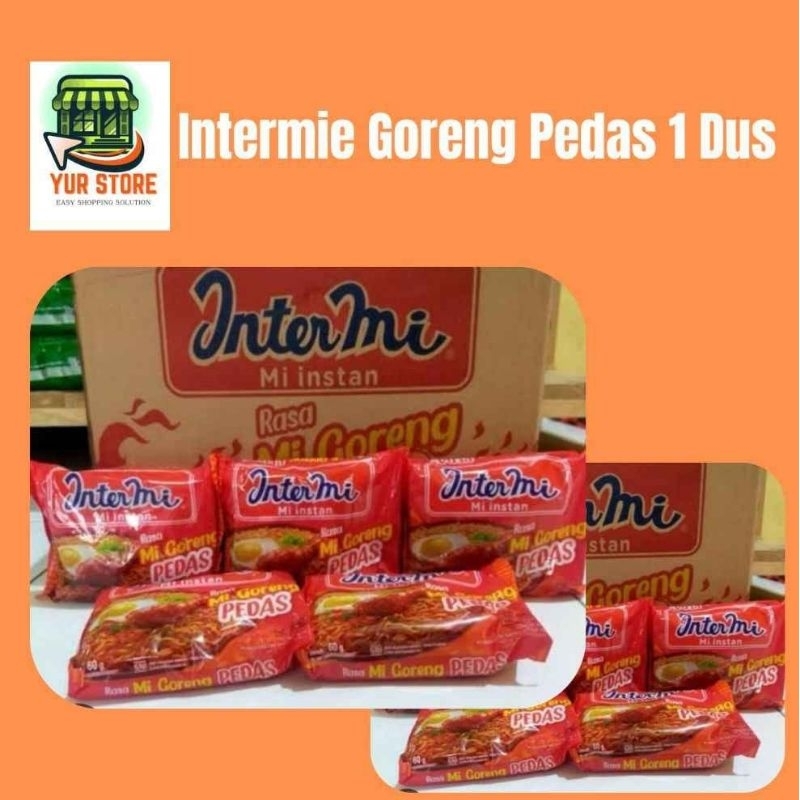 

[1 DUS ISI 40 BUNGKUS] INTERMIE GORENG PEDAS
