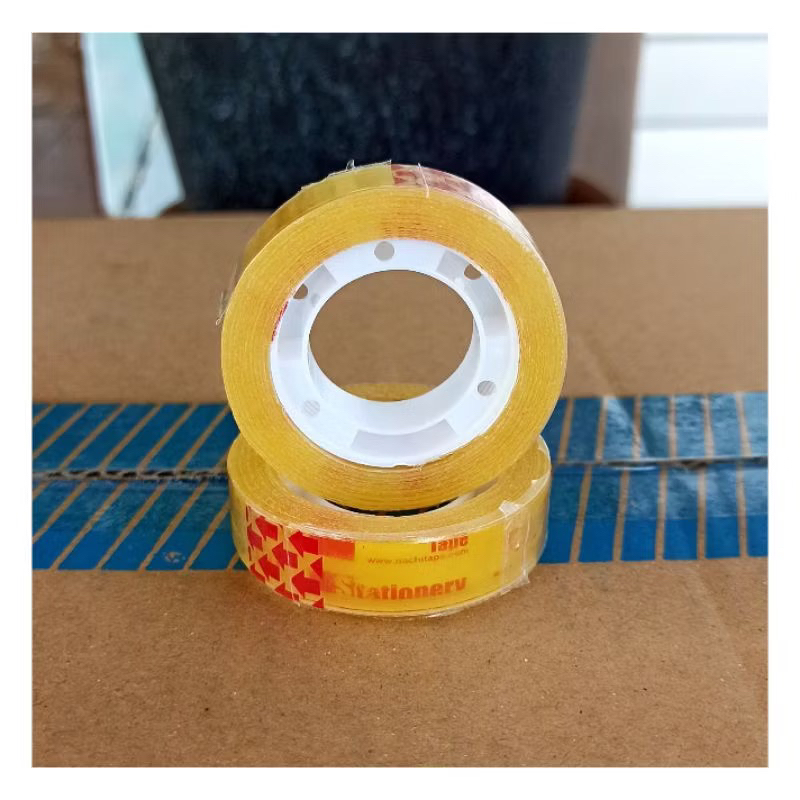 

( 1 PCS ) SATUAN Isolasi/Selotip kecil Tape 1/2 inch 12mmx25 yard