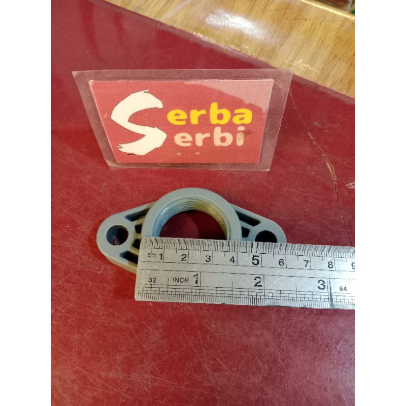 (PVC PLENDES FLANGE ATAS) Kepala pompa air 1" smz 130/128/135
