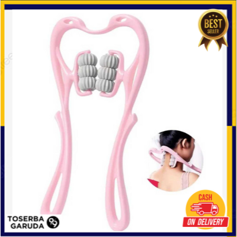 Alat Pijat Leher Manual Relaxing Neck Massager Therapy alat pijat leher dan pundak kaki dan betis