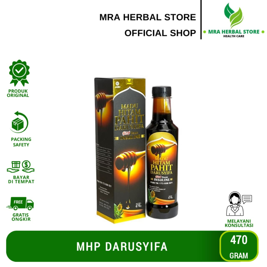 Madu Hitam Pahit Insulin Darusyifa | Madu Hitam Pahit Insuline Darusyifa | MHP Insulin Darusyifa 470