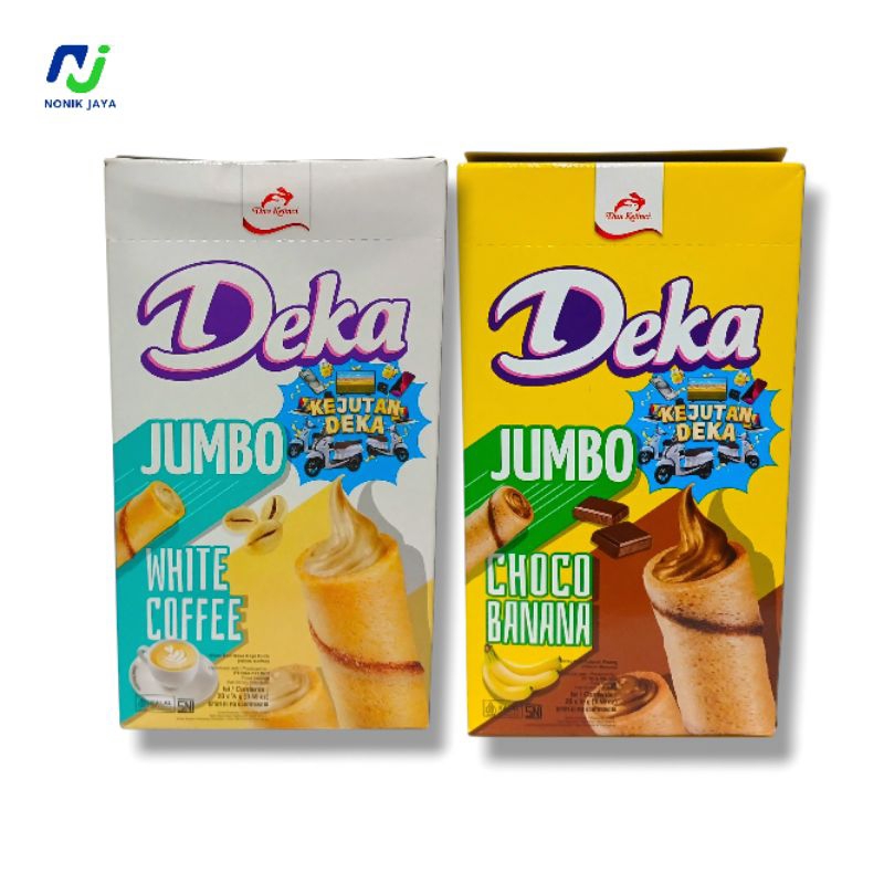 

Deka Wafer Roll Jumbo Box Isi 20 Pcs@14g