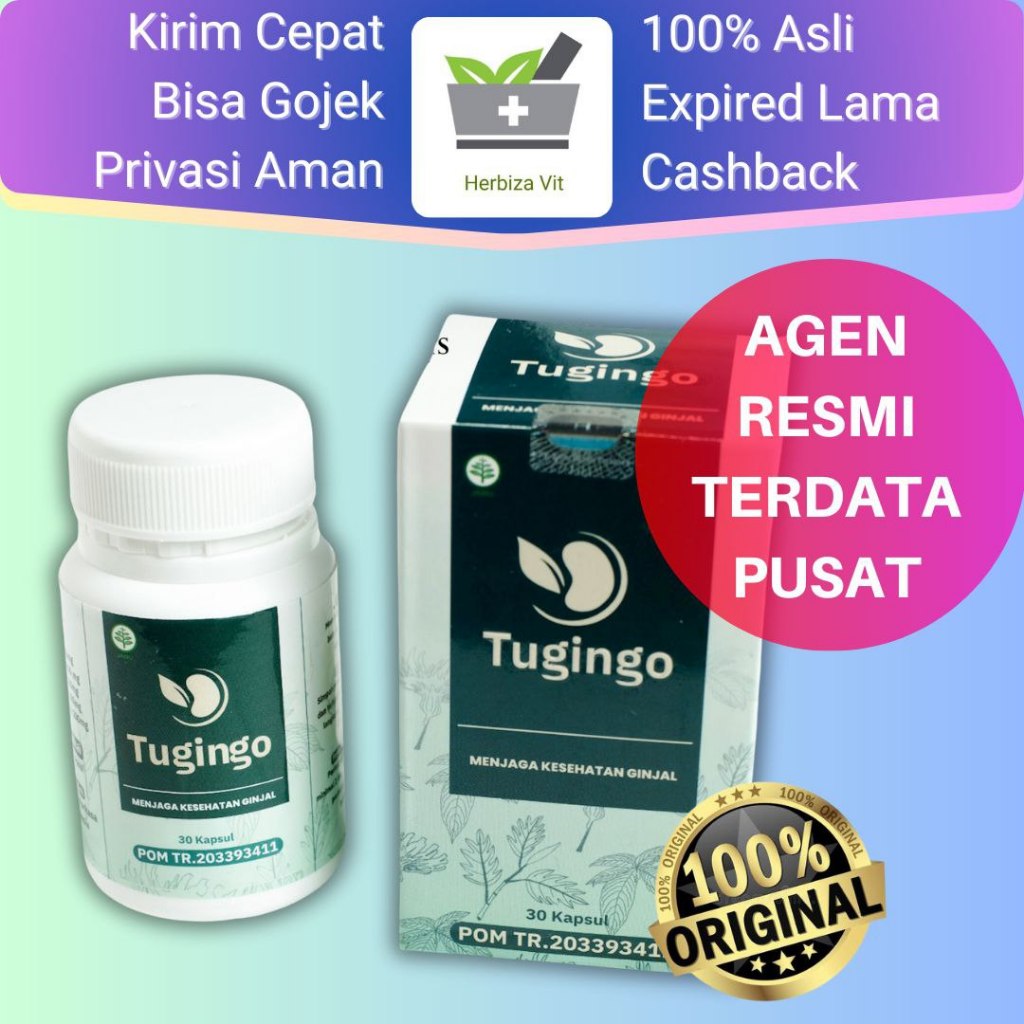 

Tugingo Obat Herbal Batu Ginjal Nyeri Pinggang 30 Kapsul Tuginggo Asli Original