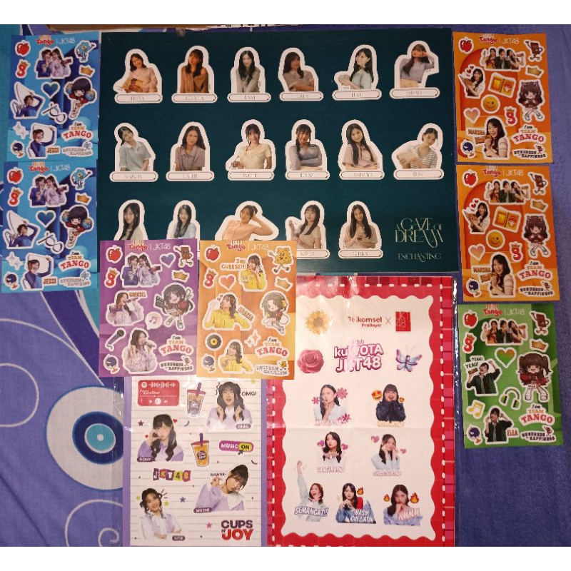 Sticker Official JKT48 A Gaze Of Dream | JKT48xTango | JKT48xChatime | JKT48 x Telkomsel
