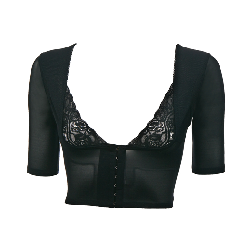 Easecox Meryl Arm Shaper Short Sleeves Hitam FG478