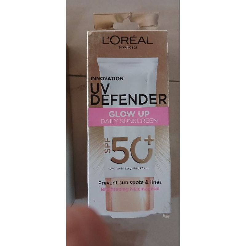 [50ml] L'oreal Loreal Paris Sunscreen Perfect UV Defender Serum Protector Bright & Clear Sunscreen 5