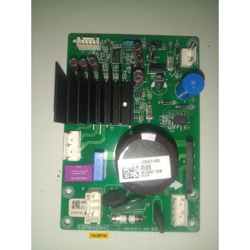 PCB kulkas LG freezer original EBR8429 4596