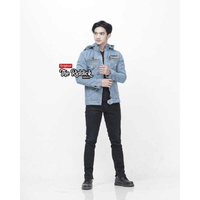 JAKET JEANS HOODIE JAKET JEANS SELETING HOODIE JAKET JEANS DENIM PRIA